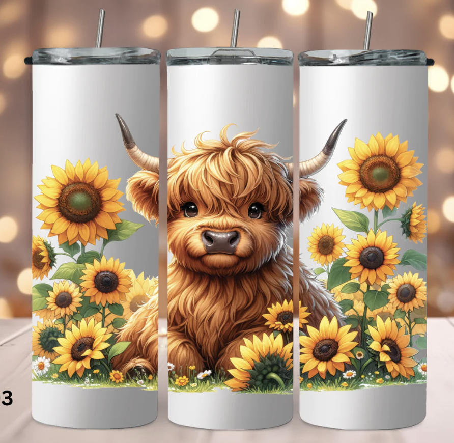 20oz Tumbler - COW03