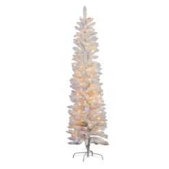 Christmas Tree- Candy White with Multi Function Lights, 6ft
