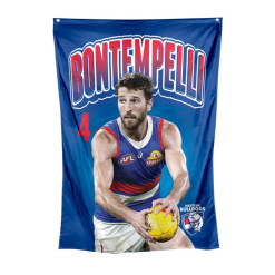 Western Bulldogs Wall Flag M Bontempelli
