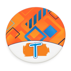 T motif coaster male