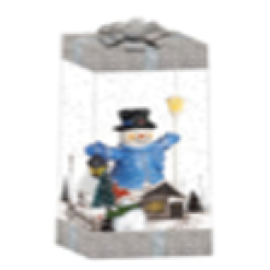 Christmas Gift Box Snowman
