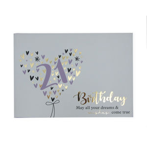 21st Heart Guest Book