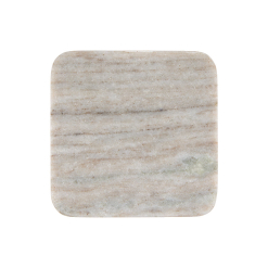 Coaster Collective Square Marble Coaster 10cm Beige
