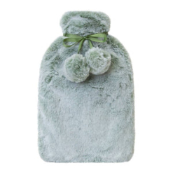 Archie Hot Water Bottle and Cover 37x22cm Sage
