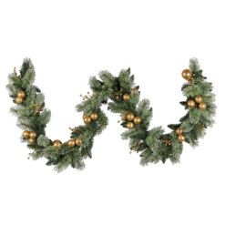 Garland with Lights, 274cm Gold Collection