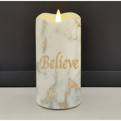 Twilight LED Candle Believe