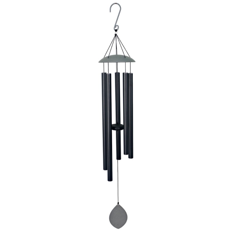 Black Chime Grey Dome Top 116cm - 5 Tube