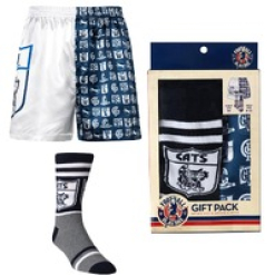Retro Satin Boxer and Sock GIft Set XXL