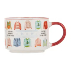 Twinkling Blooms Festive Mugs