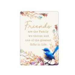 Mystical Blooms Epoxy Plaque 18x13cm - Friends