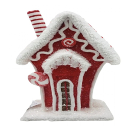 Polyfoam Red & White Candy House