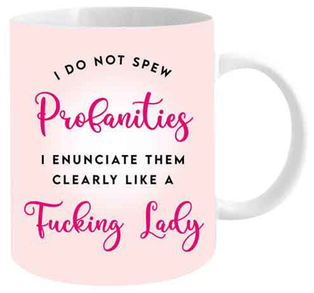 I Do Not Spew Profanities Novelty Mug