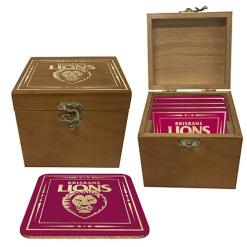 Brisbane Cork Coaster Set In Box