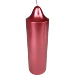Candle Pillar Christmas Red