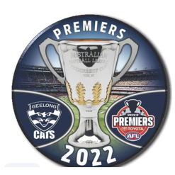 2022 AFL Geelong Player Badge - Premiers 2022