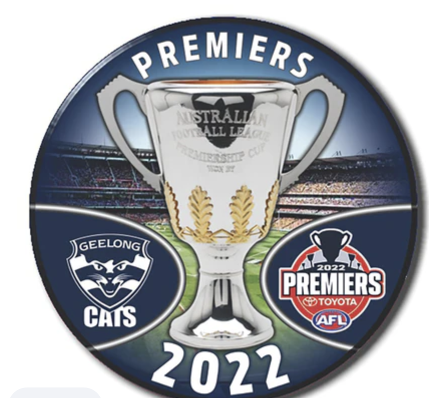 2022 AFL Geelong Player Badge - Premiers 2022