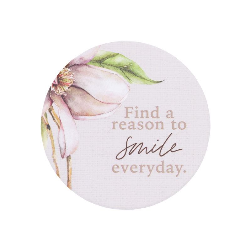 Blossom Smiler Ceramic Coaster