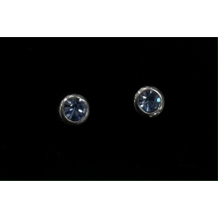 June Birth Stone Earing Silver