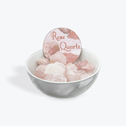 Rose quartz stones