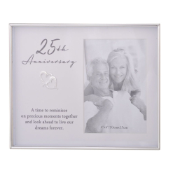 Love Heart 25th Anniversary 4x6