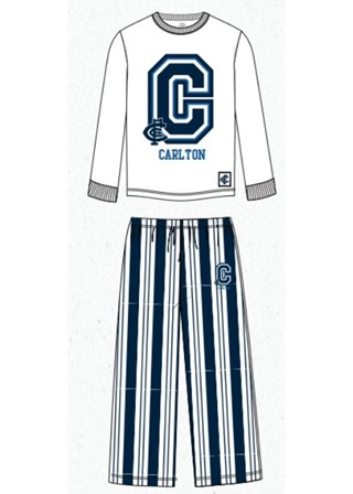Youth AFL Pyjama Set – Carlton