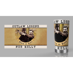Ned Kelly S/Steel Travel Mug