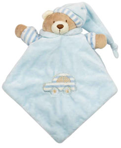 Blue Bear Dou Dou Blanket