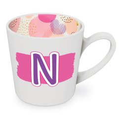 N motif mug female