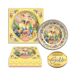 Ceramic Trinket Dishes Paradise Love Birds