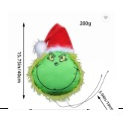 Grinch Tree Head Decoration