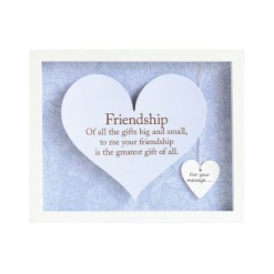 Friendship Sentiment Heart Frame