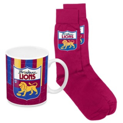 Brisbane Heritage Mug and Sock Pk