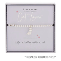 Life Charms Bracelet Cat Lover
