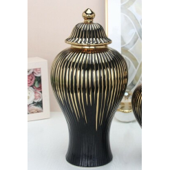 Ribbed Ginger Jar Large