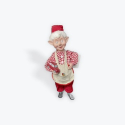 30cm Standing Elf Car