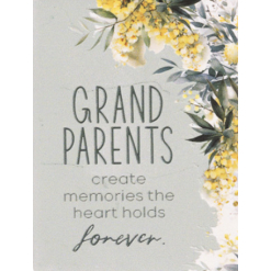 Native Blooms Grandparents Ceramic Magnet