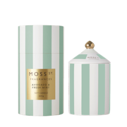 Avocado & Fresh Mint Large Ceramic Candle