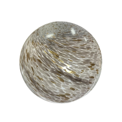 Swirl Taupe Glass Light Ball S