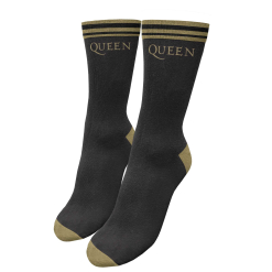 Queen Music Band Gold Socks