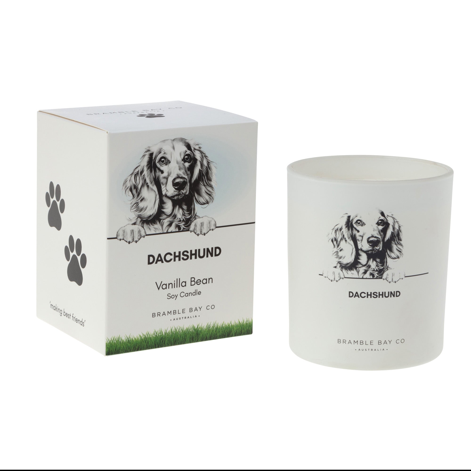 Dachshund Candle