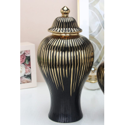 Ribbed Ginger Jar Medium