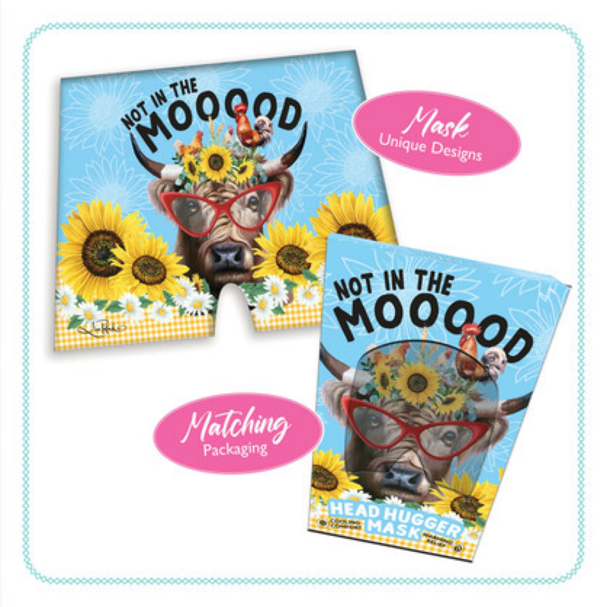 Migraine Mask Sunny Cow Not In The Mood