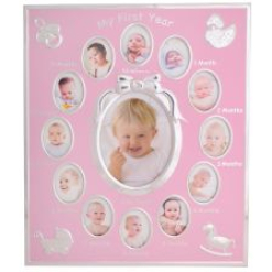 Baby Girl Frame 13 Photo Collage
