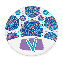 V motif coaster female
