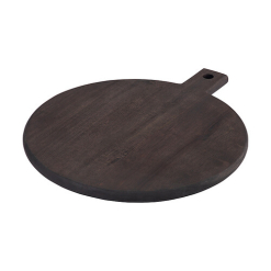 Graze Round Serving Paddle Black 45x37x2cm