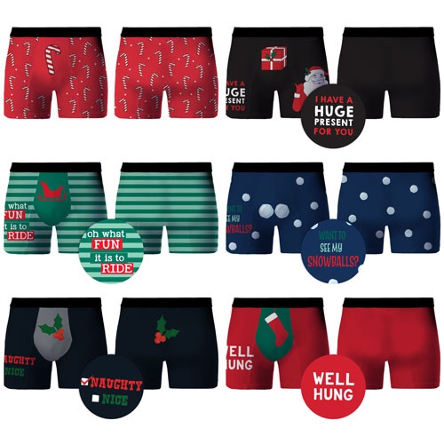 Xmas Novelty Briefs Medium