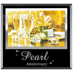 30th Pearl Anniversary Photo Frame