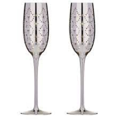 Celeste Silver 2pk Champagne Glass