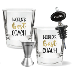 Coach Spirit Glass 4 Piece Gift Set
