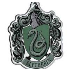 Fan Emblems Harry Potter: Slytherin Crest Logo Decal